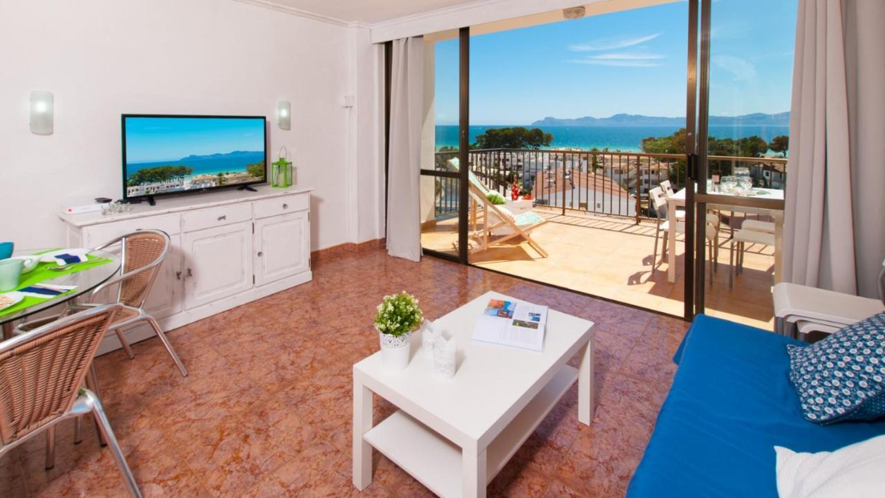 Apartment The Shell Ii, Beach Views And Pool Алькудия Экстерьер фото